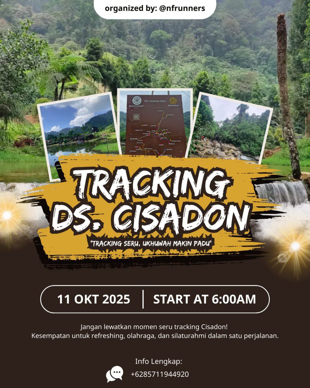 Tracking Cisadon 11 Oktober 2025 - NF Runners